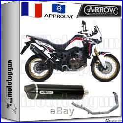 Arrow Ligne Complete Maxi Race-tech Noir CC H Honda Crf 1000 Africa-twin 2016 16