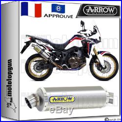 Arrow Pot Echappement Maxi Racetech Titane Hom Honda Crf 1000 Africatwin 2016 16