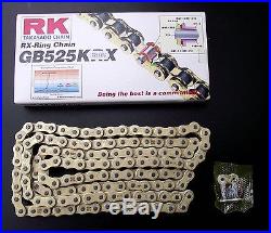Chaîne RK GB 525 KRX, 124 Membres, Honda XRV 750 Africa Twin, RD04, RD07, chaine