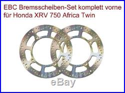 EBC Bremsscheiben-Set 2xmd6102 avant Honda XRV 750 Africa Twin Rd04 Rd07