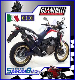 Echappement Honda Crf 1000 L Africa Twin 2016 Giannelli Maxioval Black Euro 4