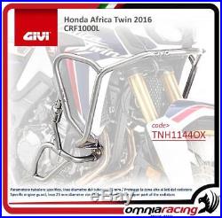 GIVI moteur Guard Inox 25 mm diameter acier tube Honda CRF1000L Africa Twin 16