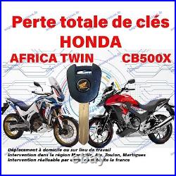 HONDA AFRICA TWIN / CB500X solution Toutes Clés Perdues, All Key Lost