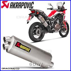 HONDA CRF 1000 L Africa Twin 2016-2019 Pot échappement AKRAPOVIC Titane RC S