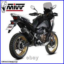 HONDA CRF 1100 L AFRICA TWIN 2022 2023 échappement Speed Edge MIVV Noir