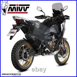 HONDA CRF 1100 L AFRICA TWIN 2022 2023 échappement Speed Edge MIVV Noir