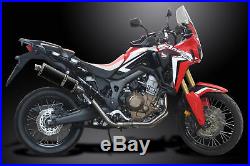 HONDA CRF1000L AFRICA TWIN 2016-2019 Echappement Complet 350mm Ovale Carbone