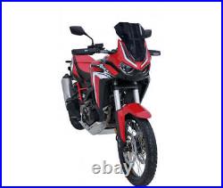 Honda Africa Twin Crf 1100 L 20/23 Bulle Sport Ermax Noire Fonce 0301t11