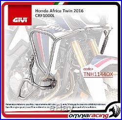 Honda CRF 1000 Africa Twin 16 Protections Moteur GiVi Tubulaire Inox TNH1144OX