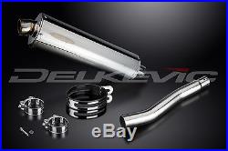 KIT-Silencieux 450mm Ovale Inox pour Honda XRV750 Africa Twin (1993-2003)