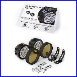 Kit spot LED 120W + SUPPORT HONDA Africa Twin CRF1000L + CABLAGE COMPLET