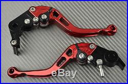 Leviers court short levers CNC RED ROUGE Honda toutes Africa Twin 750 XRV