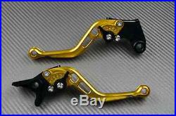 Leviers court short levers CNC gold or Honda toutes Africa TWIN 750 XRV