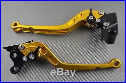 Leviers long levers levier paire CNC OR GOLD Honda Toutes Africa Twin 750 XRV