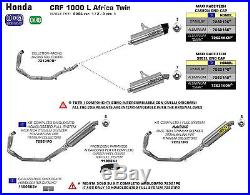 Ligne Complete Arrow Honda Crf 1000 L Africa Twin 2016/17 72521po+11008kz
