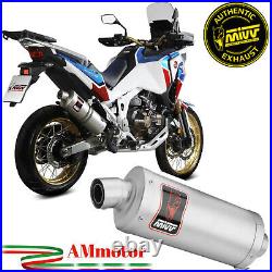 Mivv Honda Africa Twin 1100 2024 Pot D' Echappement Moto Dakar Inox Approuve