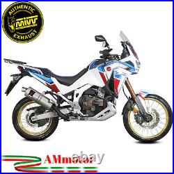 Mivv Honda Africa Twin 1100 2024 Pot D' Echappement Moto Dakar Inox Approuve