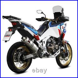 Mivv Honda Africa Twin 1100 2024 Pot D' Echappement Moto Dakar Inox Approuve