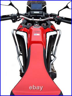 Pare carters Crash Bars Heed HONDA CRF 1100 Africa Twin (2020-2023)Basic, argenté