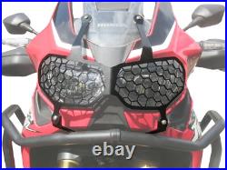 Pare carters Heed HONDA CRF 1000 Africa Twin Bunker noir + phare garde A Pare carters Heed HONDA CRF 1000 Africa Twin Bunker noir + phare garde A