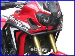 Pare carters Heed HONDA CRF 1000 Africa Twin Bunker noir + phare garde A Pare carters Heed HONDA CRF 1000 Africa Twin Bunker noir + phare garde A
