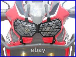 Pare carters Heed HONDA CRF 1000 Africa Twin Bunker noir + phare garde B