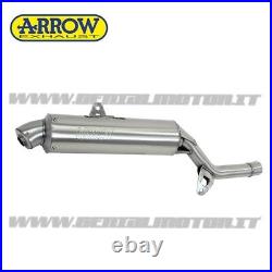 Pot D'Echappement Arrow Enduro 4T Acier Honda Xrv 750 Africa Twin 1993 1995