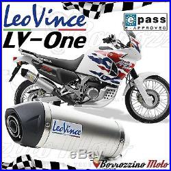 Silencieux Approuve Leovince LV One Inox Honda Xrv Africa Twin 750 2002