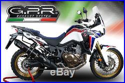 Silencieux Gpr Furore Alu Noir Honda Crf 1000 L Africa Twin 2015