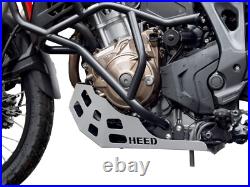 Sabot moteur Heed HONDA CRF 1100 AFRICA TWIN (2020-2023) acier argenté Sabot moteur Heed HONDA CRF 1100 AFRICA TWIN (2020-2023) acier argenté