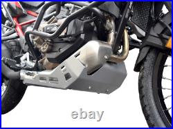 Sabot moteur Heed HONDA CRF 1100 AFRICA TWIN (2020-2023) acier argenté Sabot moteur Heed HONDA CRF 1100 AFRICA TWIN (2020-2023) acier argenté