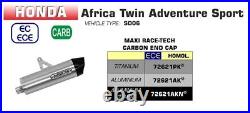 Silencieux Arrow Maxi Race-tech Alu Honda Africa Twin Adv Sport 2018 72621ak