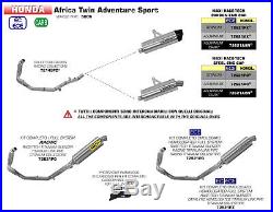 Silencieux Arrow Maxi Race-tech Dark Honda Africa Twin Adv Sport 2018 72621aon