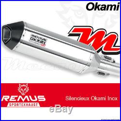 Silencieux Pot échappement Remus Inox Okami Honda CRF 1000 L Africa Twin 2016+