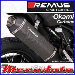 Slip-On Exhaust EEC Remus Carbon Okami Honda CRF 1000 L Africa Twin 16+