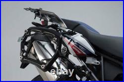 Support latéral PRO Version off-road. Noir. Honda CRF1000L Africa Twin (15-17)