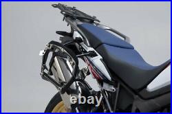 Support latéral PRO Version off-road. Noir. Honda CRF1000L Africa Twin (15-17)