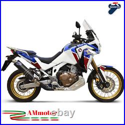 Termignoni Honda Crf 1100L Africa Twin 2021 Pot d'échappement Moto Noir Titane