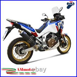 Termignoni Honda Crf 1100L Africa Twin 2021 Pot d'échappement Moto Noir Titane