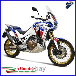 Termignoni Honda Crf 1100L Africa Twin 2021 Pot d'échappement Moto Noir Titane